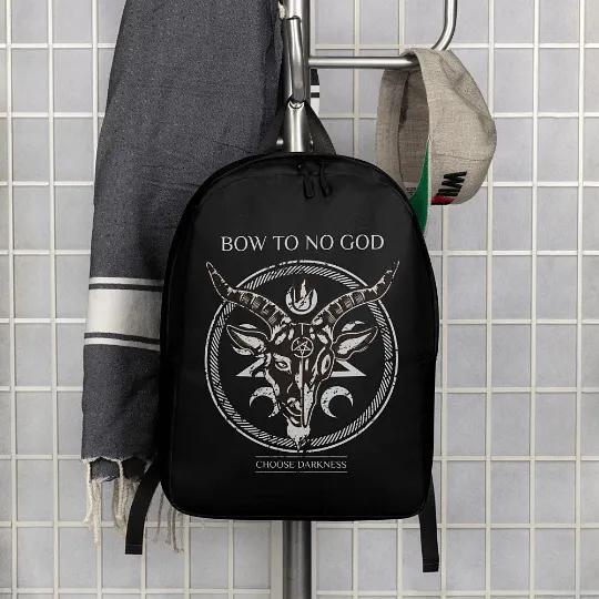 Atheïst Backpack / Bow To No God - Choose Darkness / Soft Goth Backpack