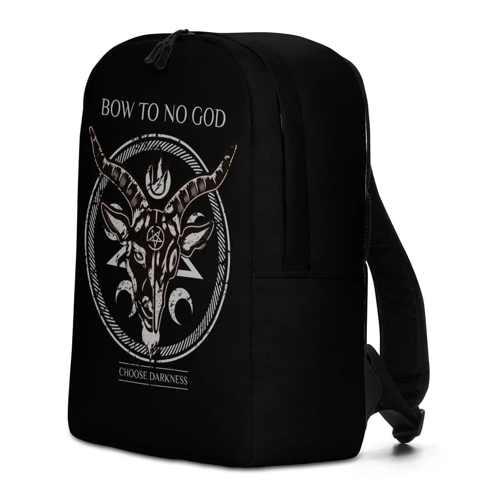 Atheïst Backpack / Bow To No God - Choose Darkness / Soft Goth Backpack