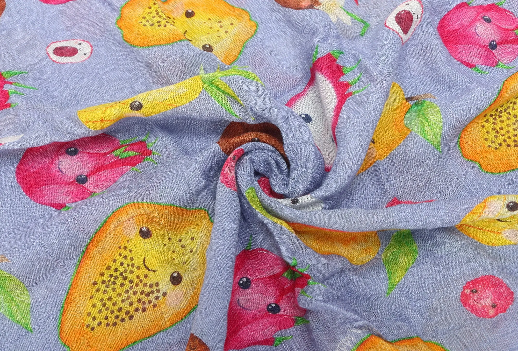 Baby Muslin Swaddle Hawaiʻi Fruits Lavender