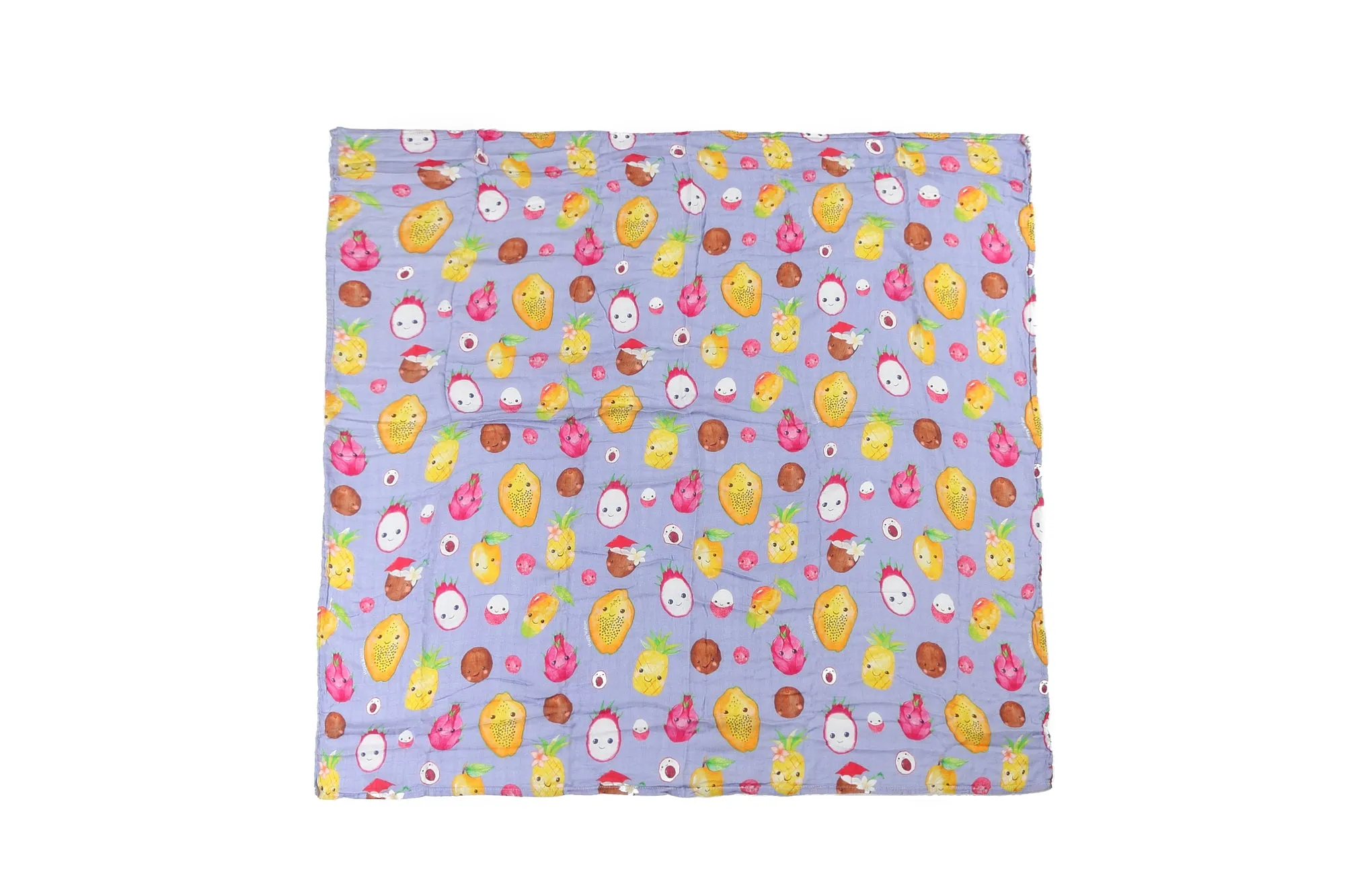 Baby Muslin Swaddle Hawaiʻi Fruits Lavender