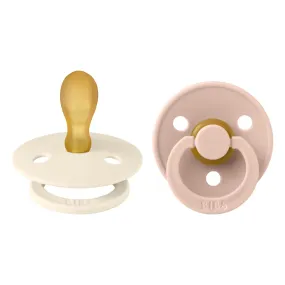 BIBS Dummies - Symmetrical 2 Pk Ivory/Blush