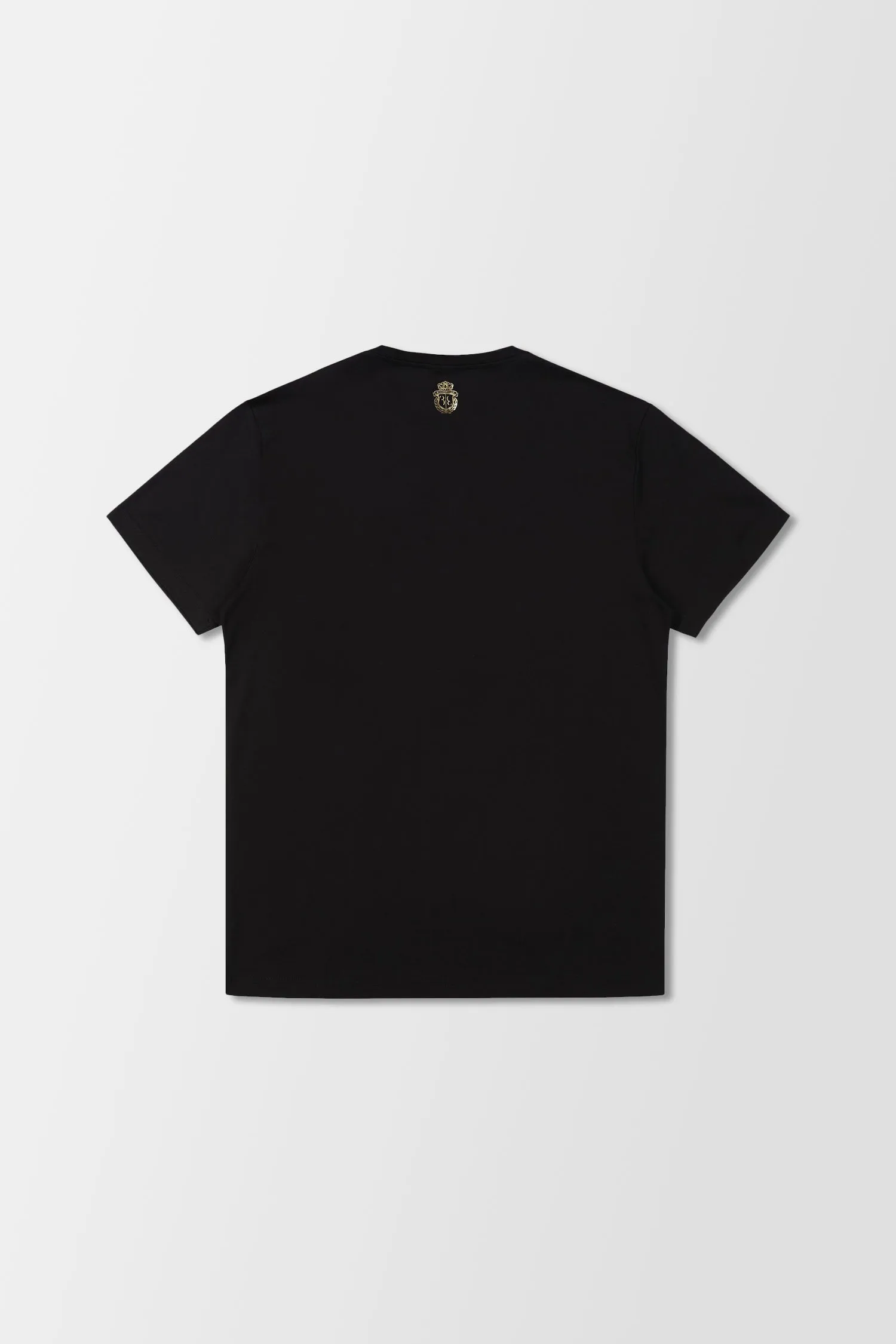 Billionaire Black SS Crest Round Neck T-Shirt