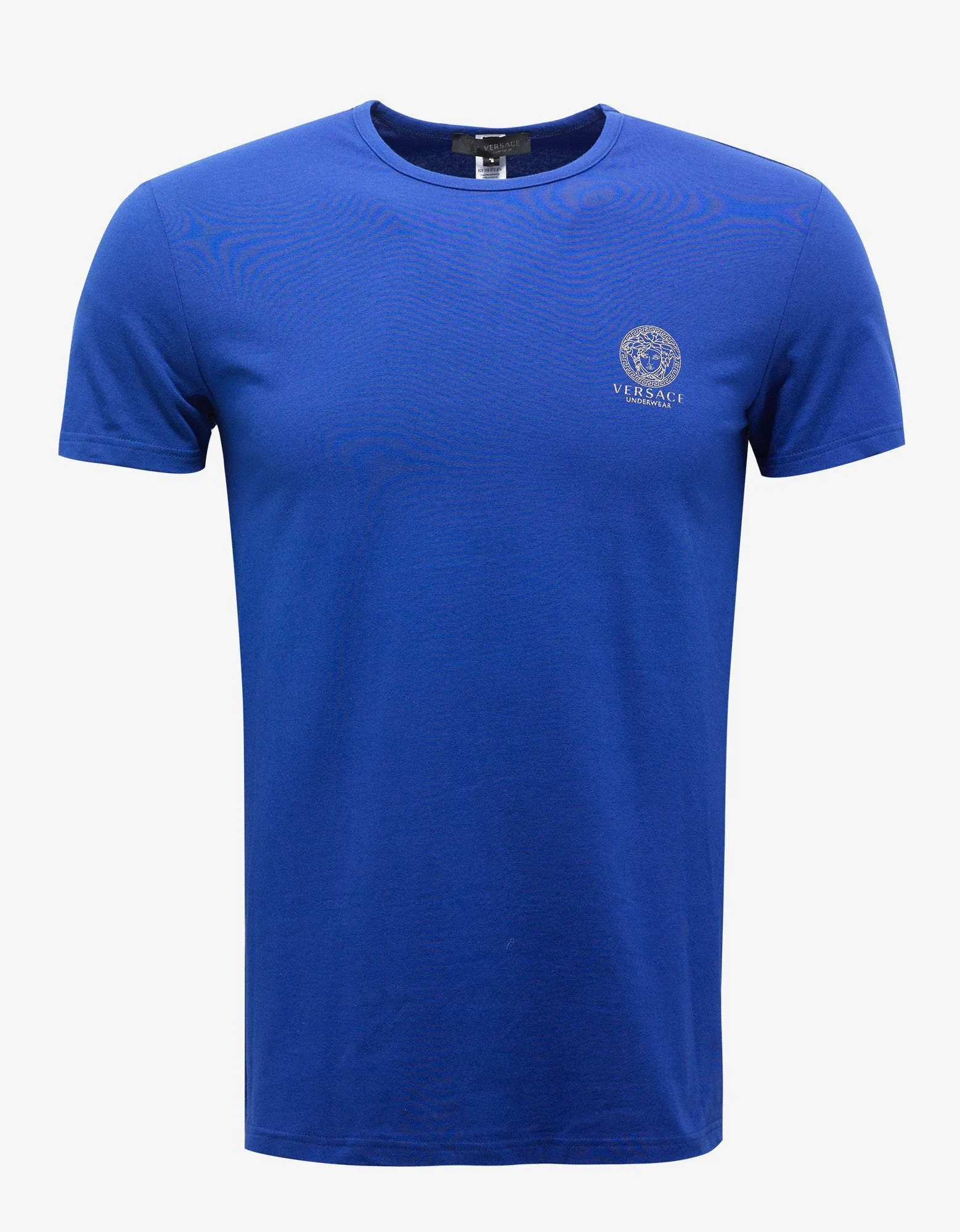 Blue Stretch Cotton T-Shirt