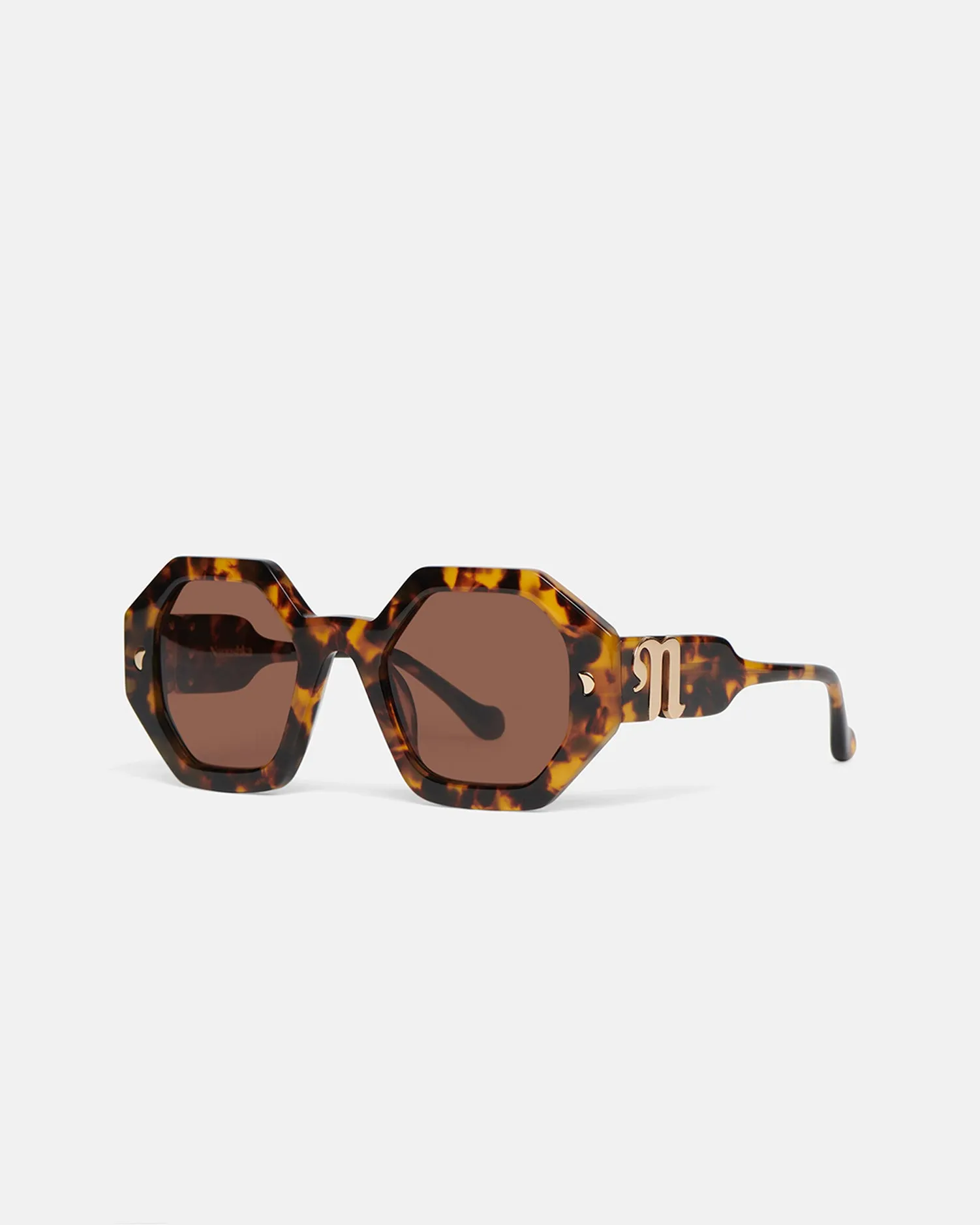 Carlen - Bio-Plastic Sunglasses - Dark Amber