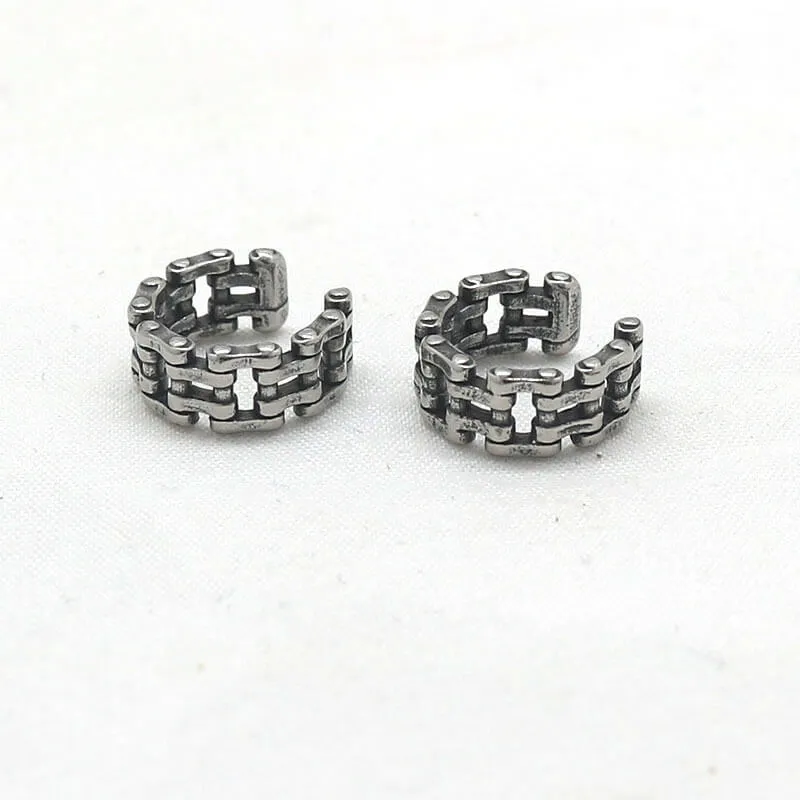 Chain Design Stainless Steel Ear Cuffs