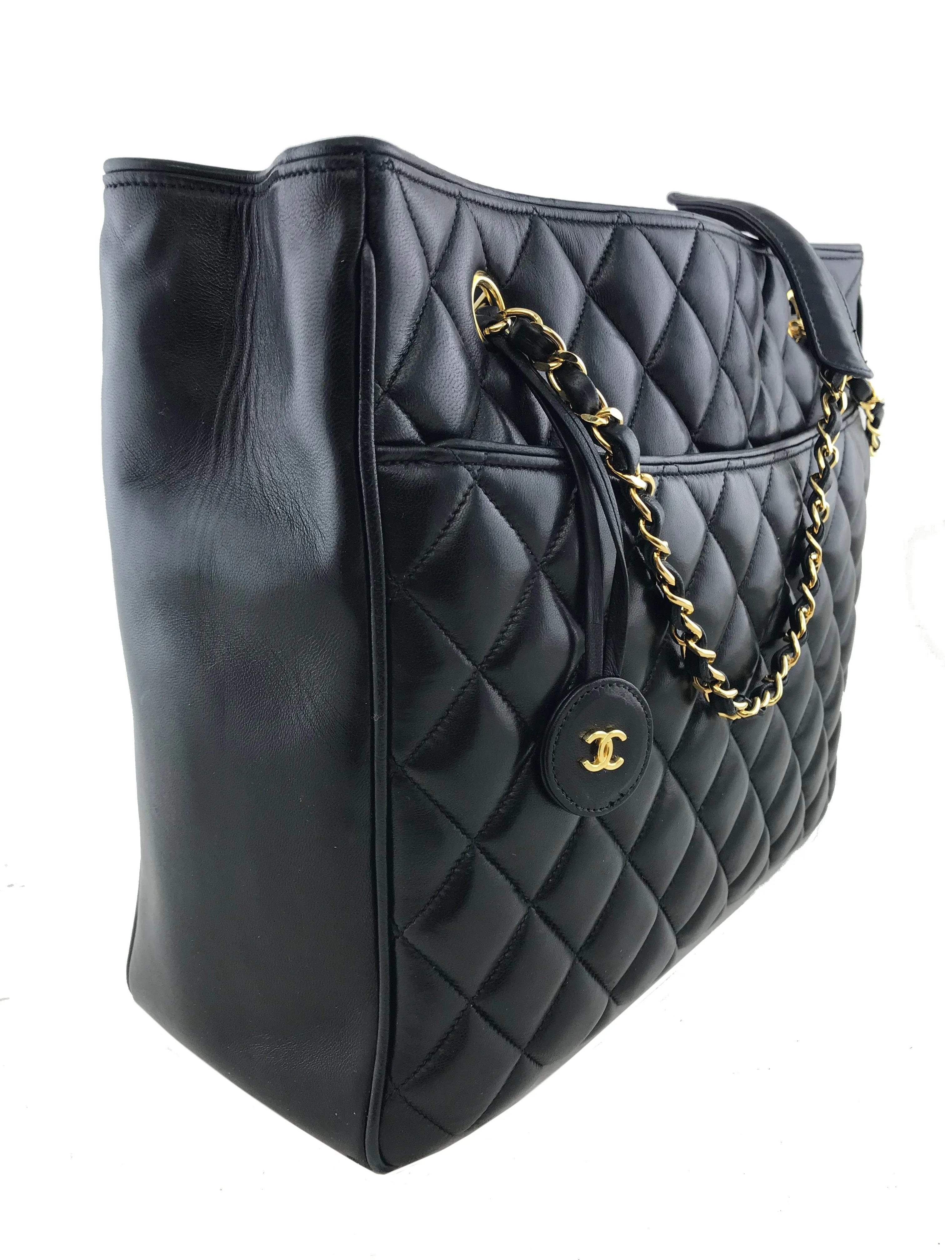 Chanel Vintage Lambskin Quilted Shoulder Bag