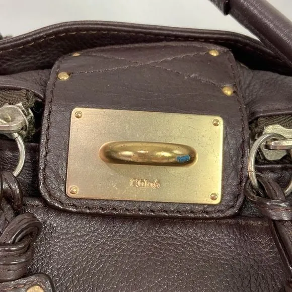 Chloe 2007Chloe Paddington Brown Leather w/ Lock and Key Bag