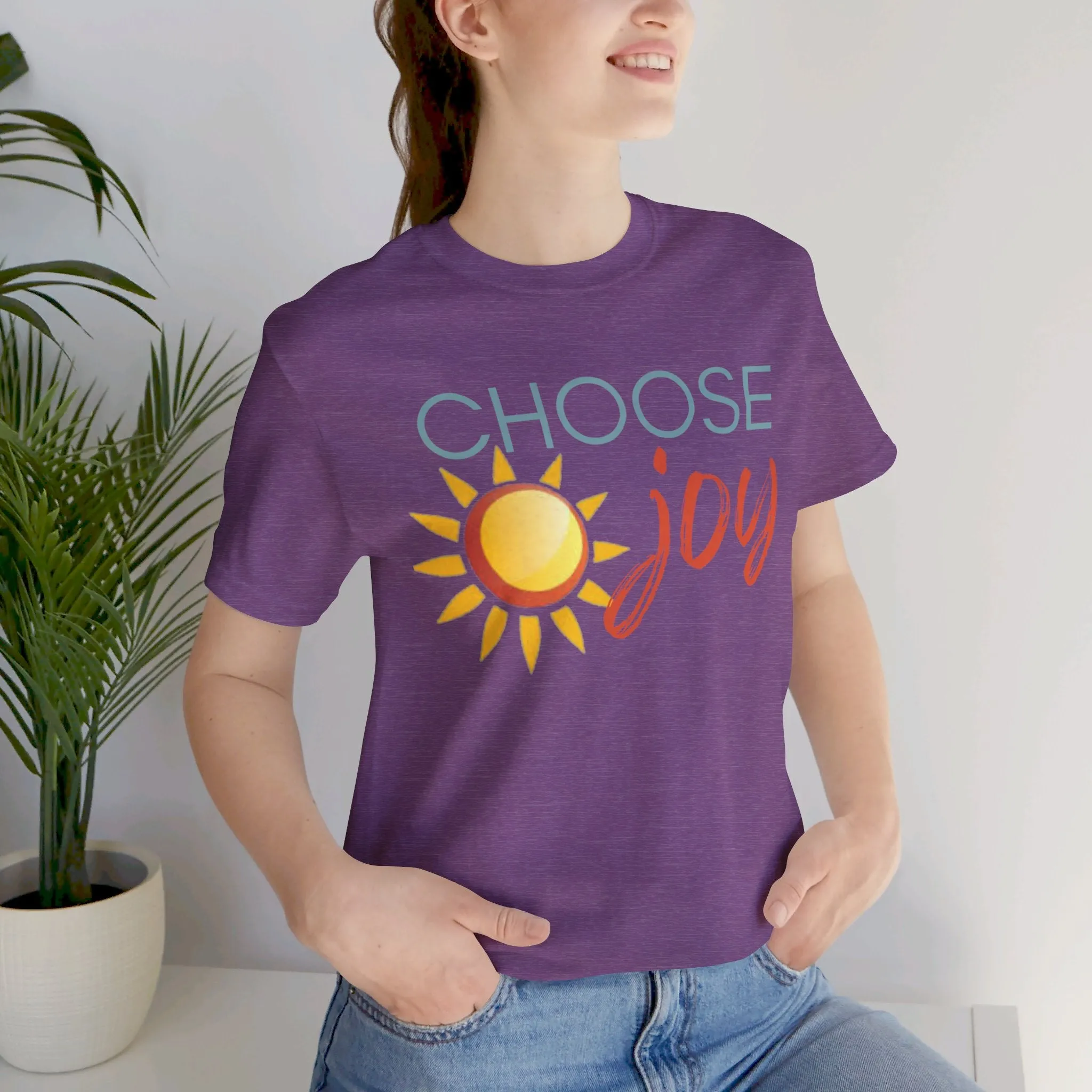 Choose Joy Unisex Jersey Short Sleeve Tee