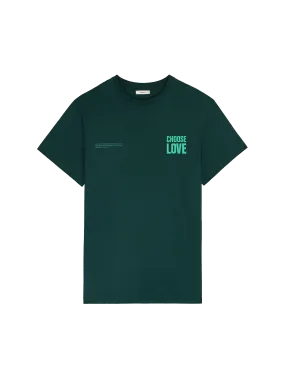 Choose Love Midweight T-Shirt—foliage green