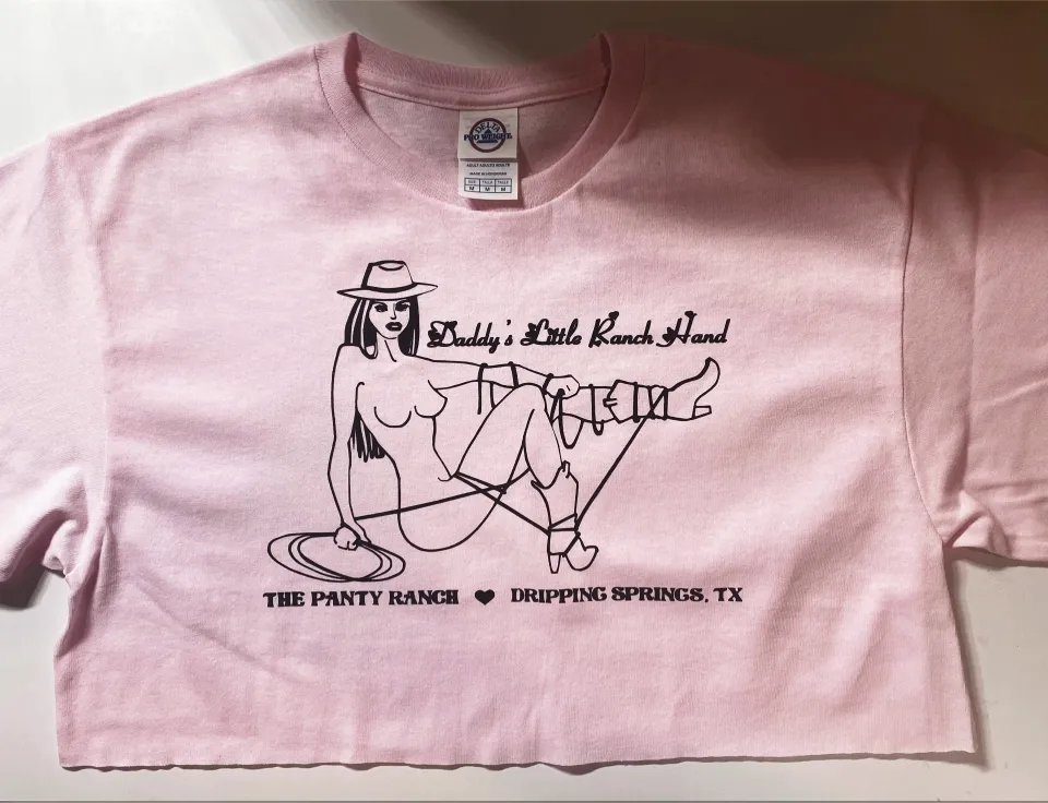 Daddy’s Little Ranch Hand Tee - Pink