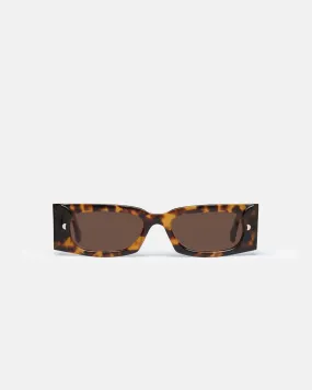 Fenna - Bio-Plastic Sunglasses - Dark Amber