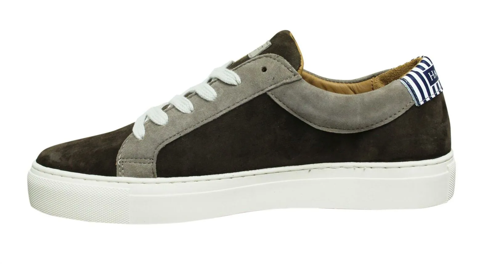 Hackett London Hunt Mens Brown Trainers