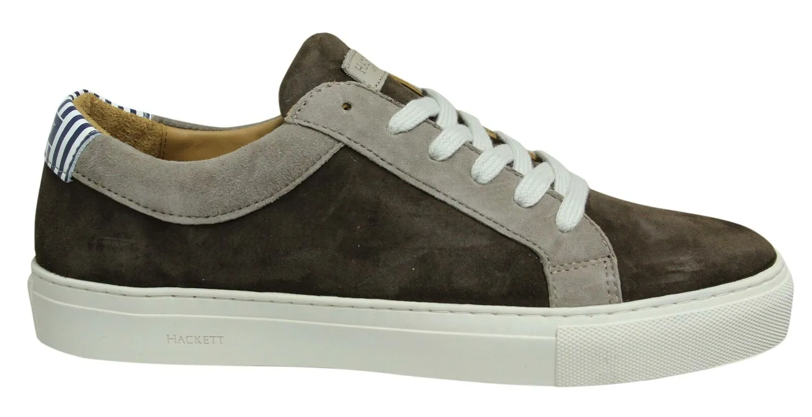 Hackett London Hunt Mens Brown Trainers