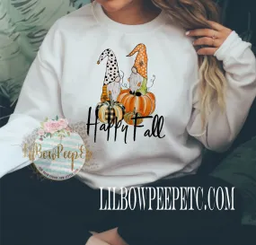 Happy Fall Gnome Crew Unisex Sweatshirt