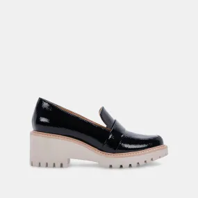 HENRI LOAFERS BLACK PATENT STELLA - re:vita