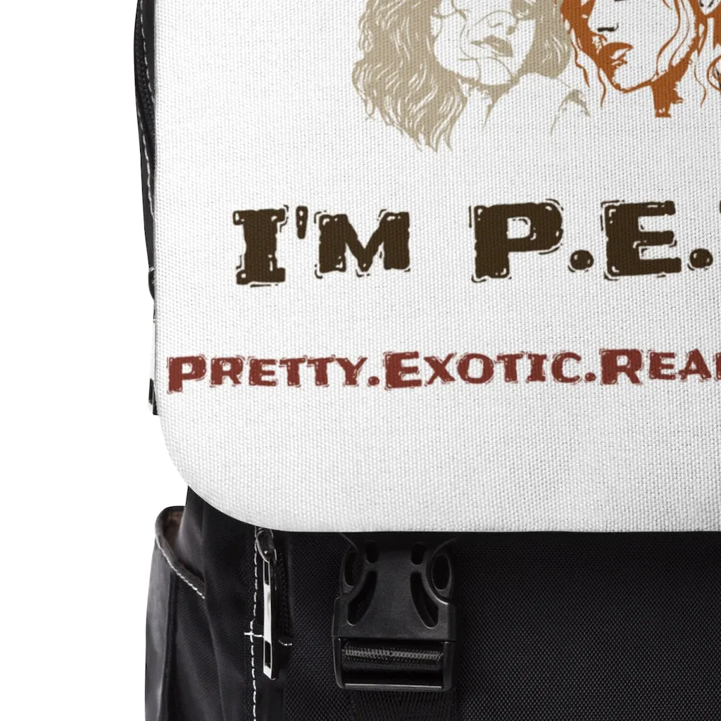 I'm P.E.R.K.Y. Unisex Casual Shoulder Backpack