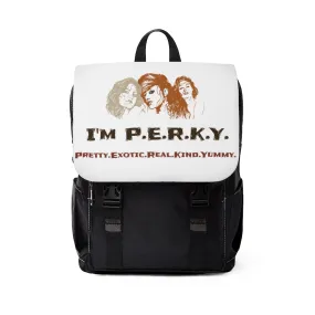 I'm P.E.R.K.Y. Unisex Casual Shoulder Backpack