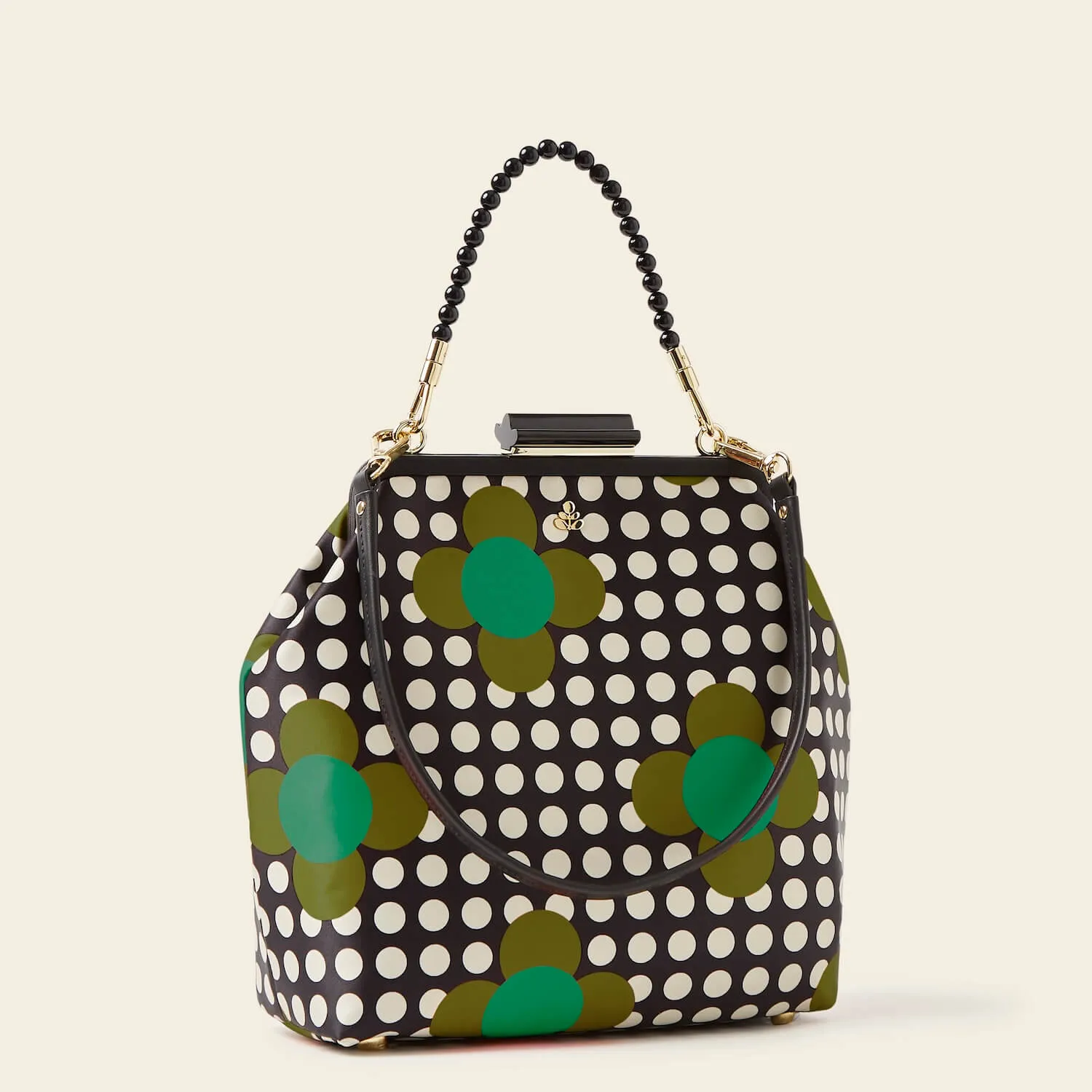 Jenny D Handbag - Jewel Flower Polka Dot