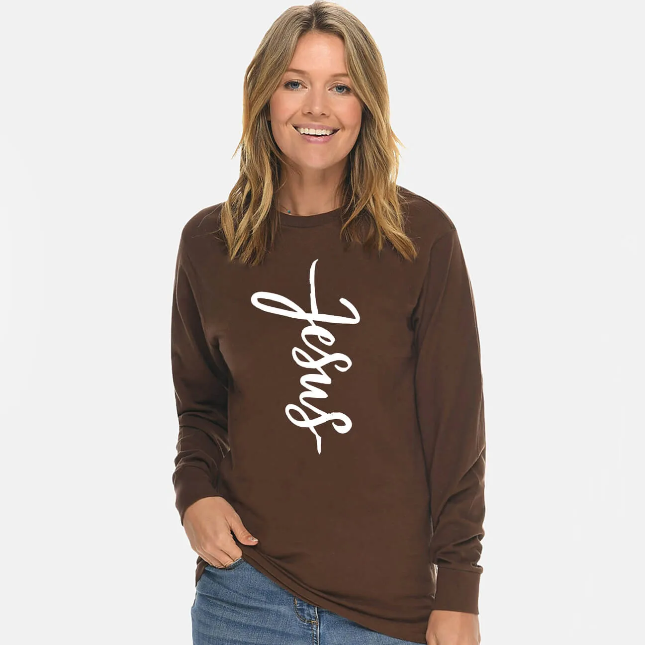 Jesus Cross Long Sleeve T Shirt