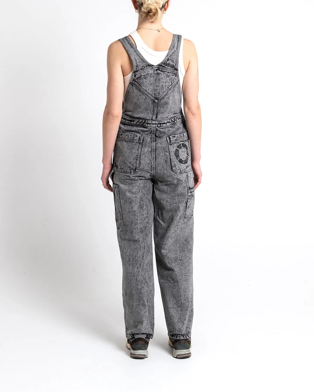 Jewlie Coverall - Black Acid Stonewash