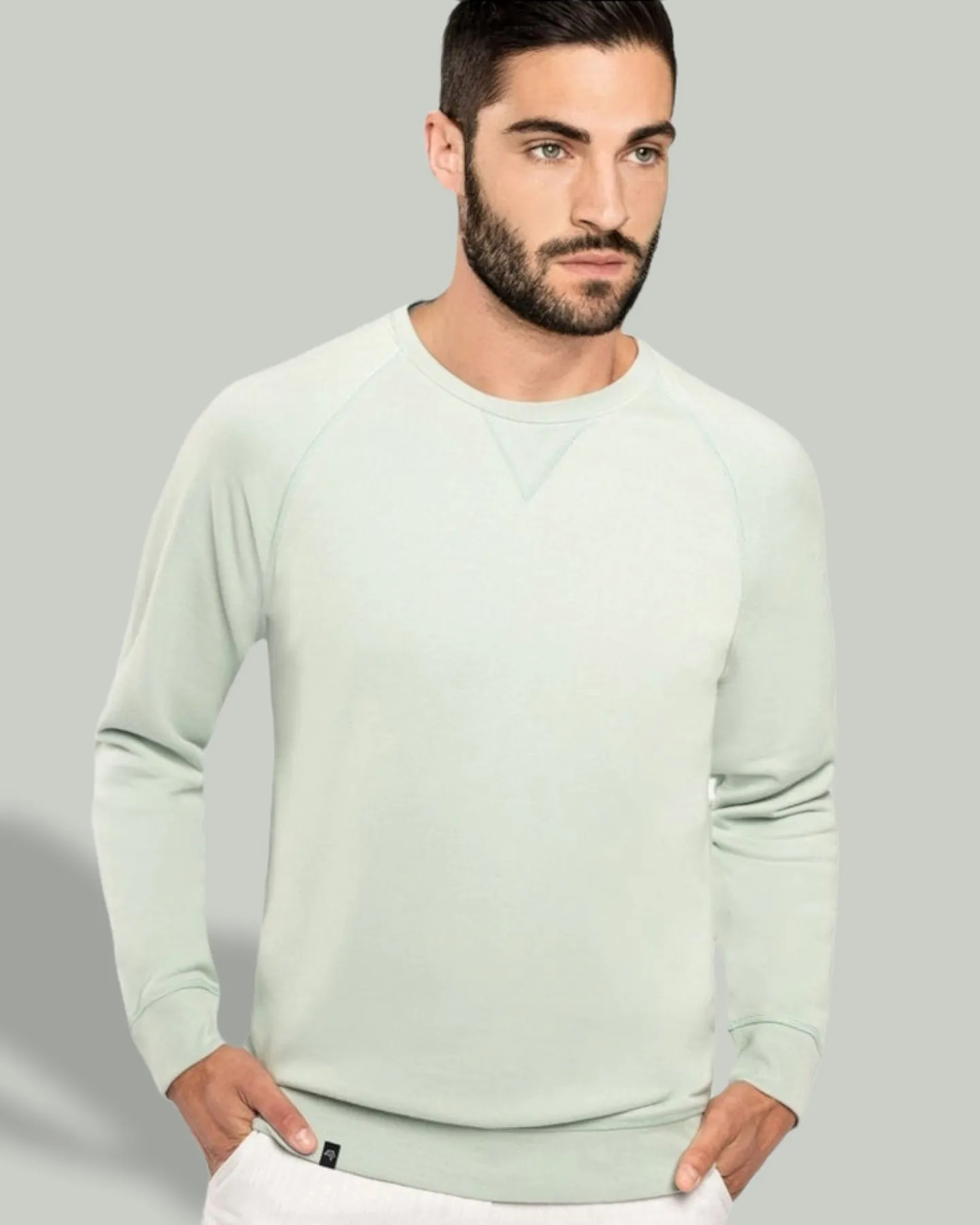 KRB K480 ― Bio-Baumwolle Sweatshirt - Clay Grau