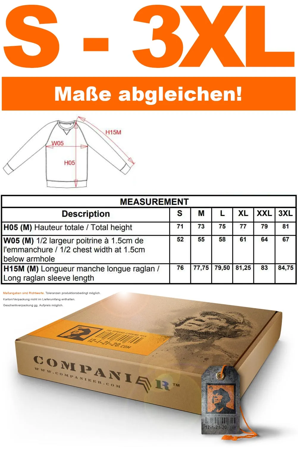 KRB K480 ― Bio-Baumwolle Sweatshirt - Clay Grau