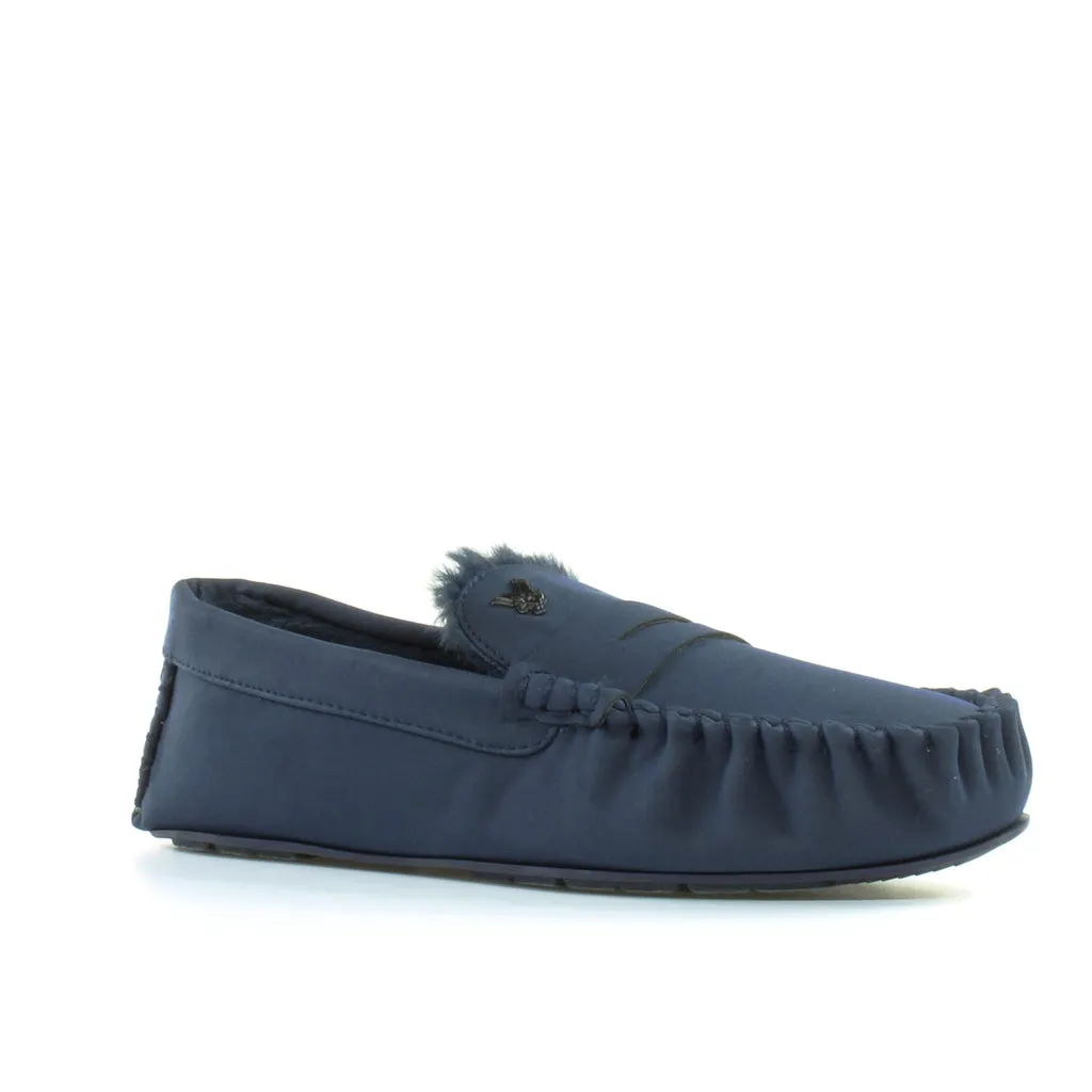 Lyle & Scott Sandard Slipper Mens Navy Shoes