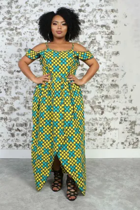 MEDIYA African Print Women's Dress