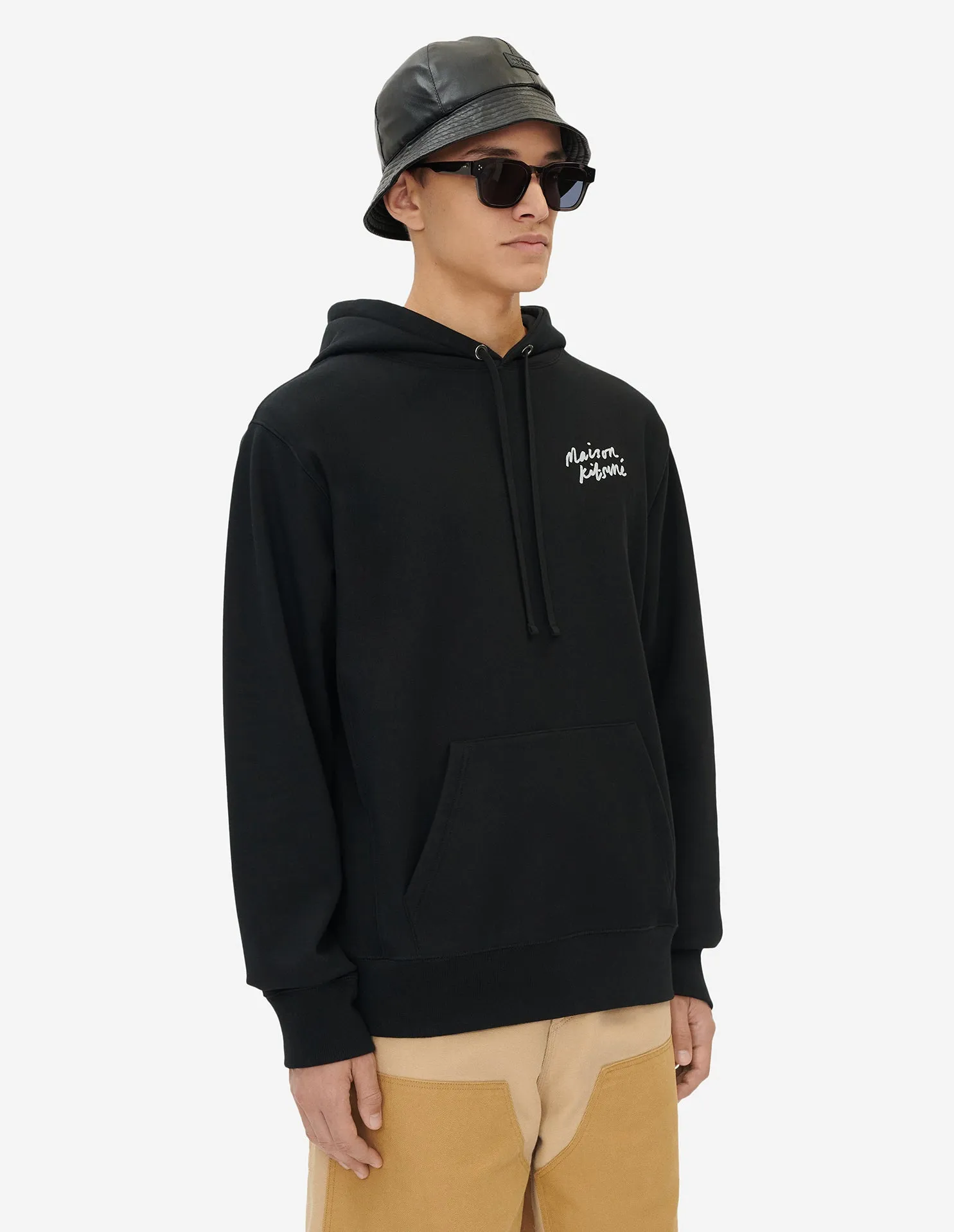 MINI HANDWRITING RELAXED HOODIE BLACK