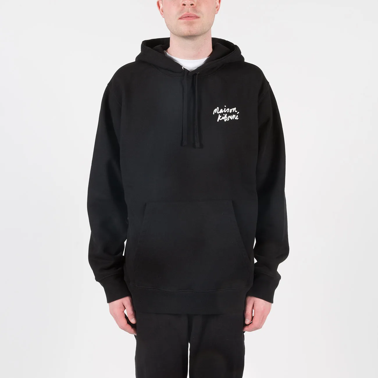 MINI HANDWRITING RELAXED HOODIE BLACK