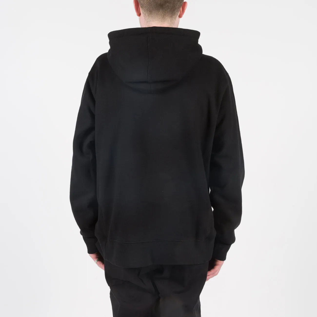 MINI HANDWRITING RELAXED HOODIE BLACK