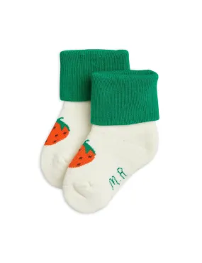 Mini Rodini BABY | Strawberries terry baby socks