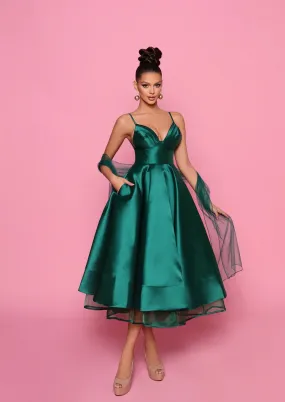 NICOLETTA Daniela Gown - Emerald Green