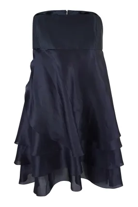 PAUL & JOE Silk Bustier Ruffle Dress (IT 42)