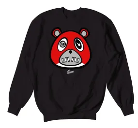 Retro 12 Reverse Flu ST Bear Sweater