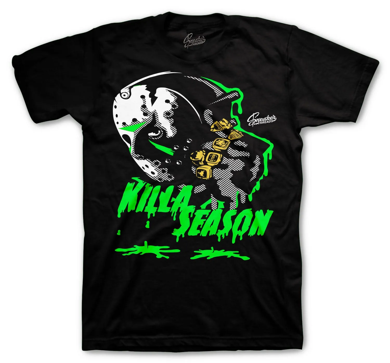 Retro 6 Electric Green Killa Season Shirt