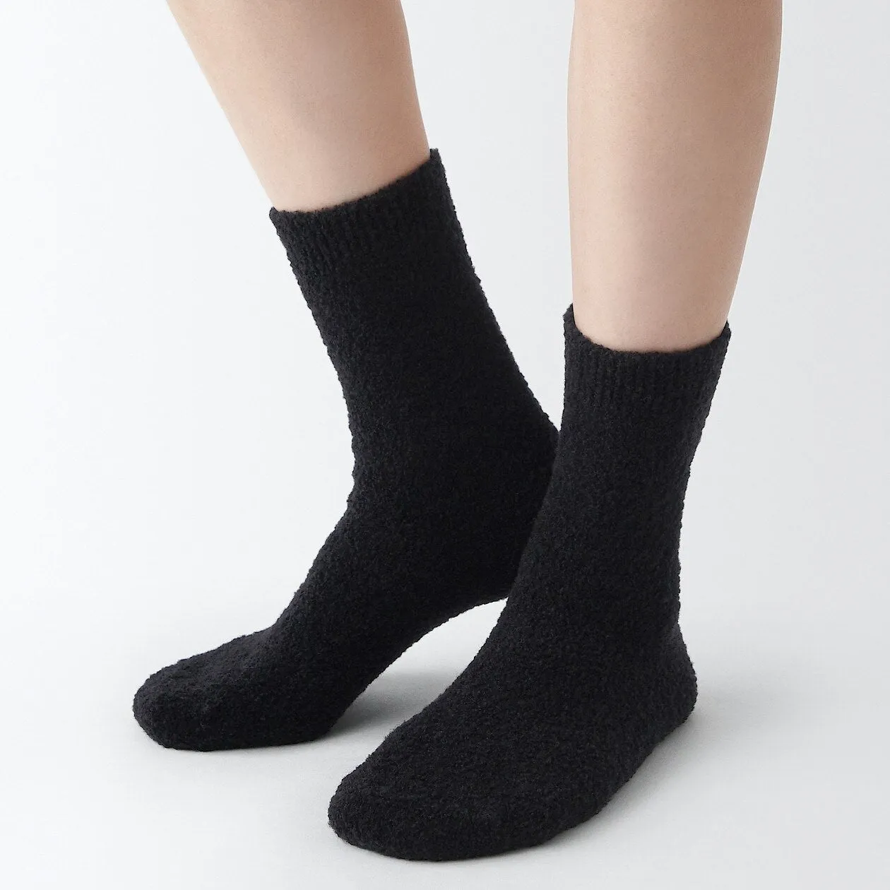 Right Angle Boucle Wool Mix Socks