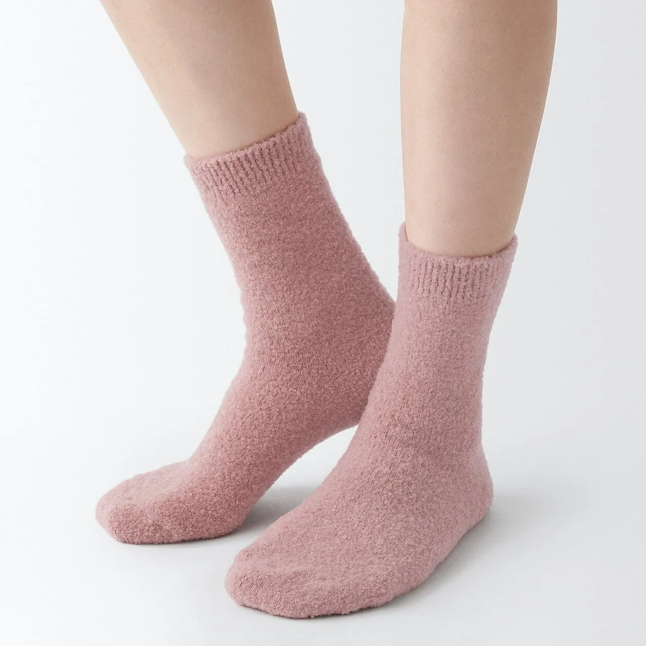 Right Angle Boucle Wool Mix Socks