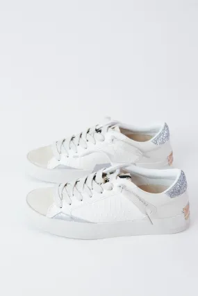 Ruby Low Top Sneaker, Bone Snake | ShuShop