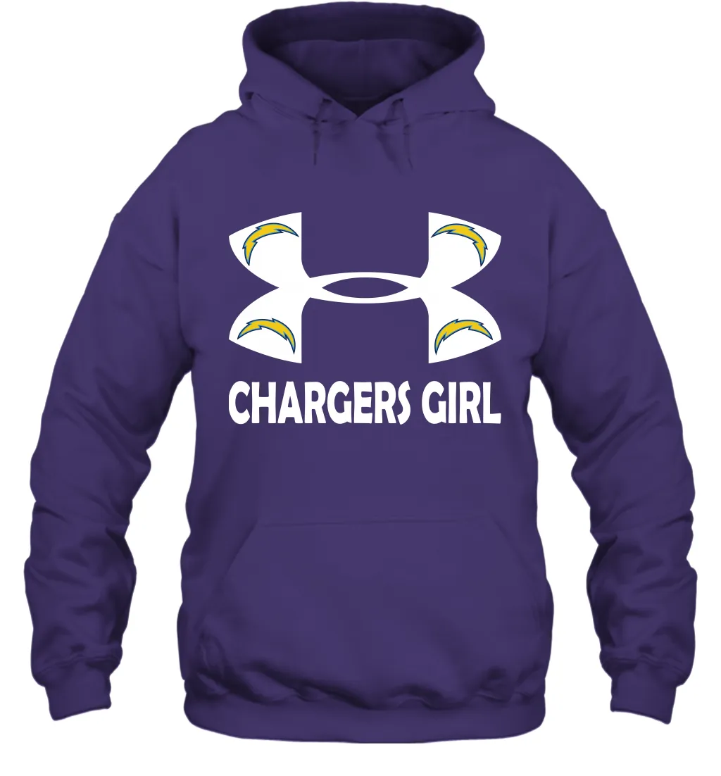 San Diego Chargers Girl Under Armour Football Hoodies