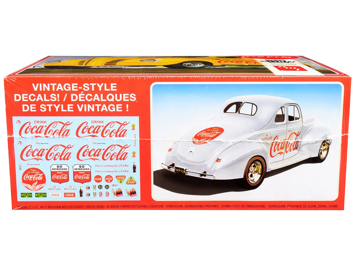 Skill 3 Model Kit 1940 Ford Coupe Coca-Cola 1/25 Scale Model by AMT