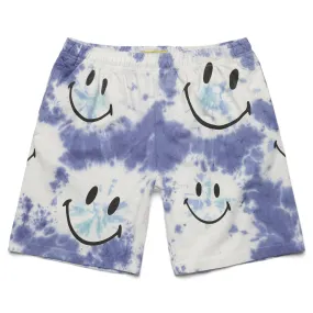 SMILEY TIE-DYE SHORTS