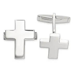 Sterling Silver Cross Cuff Links