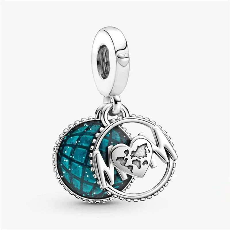 Sterling Silver Series Beads Bracelets Charm For Women