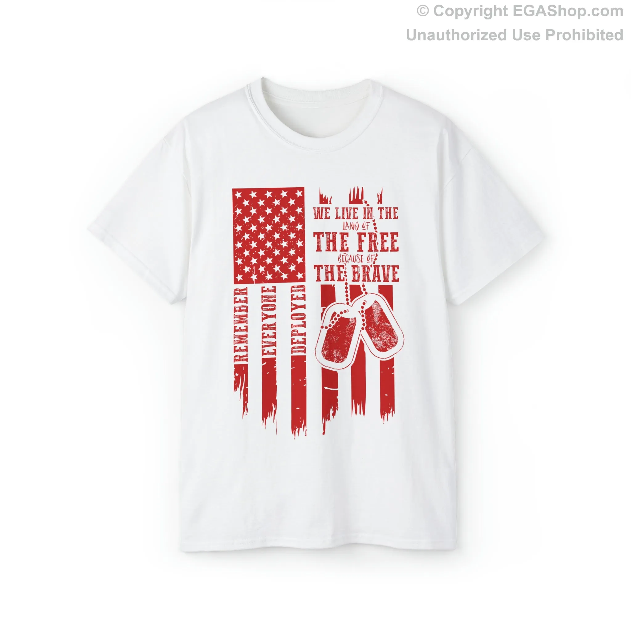 T-Shirt, Unisex: Red Friday Land of the Free