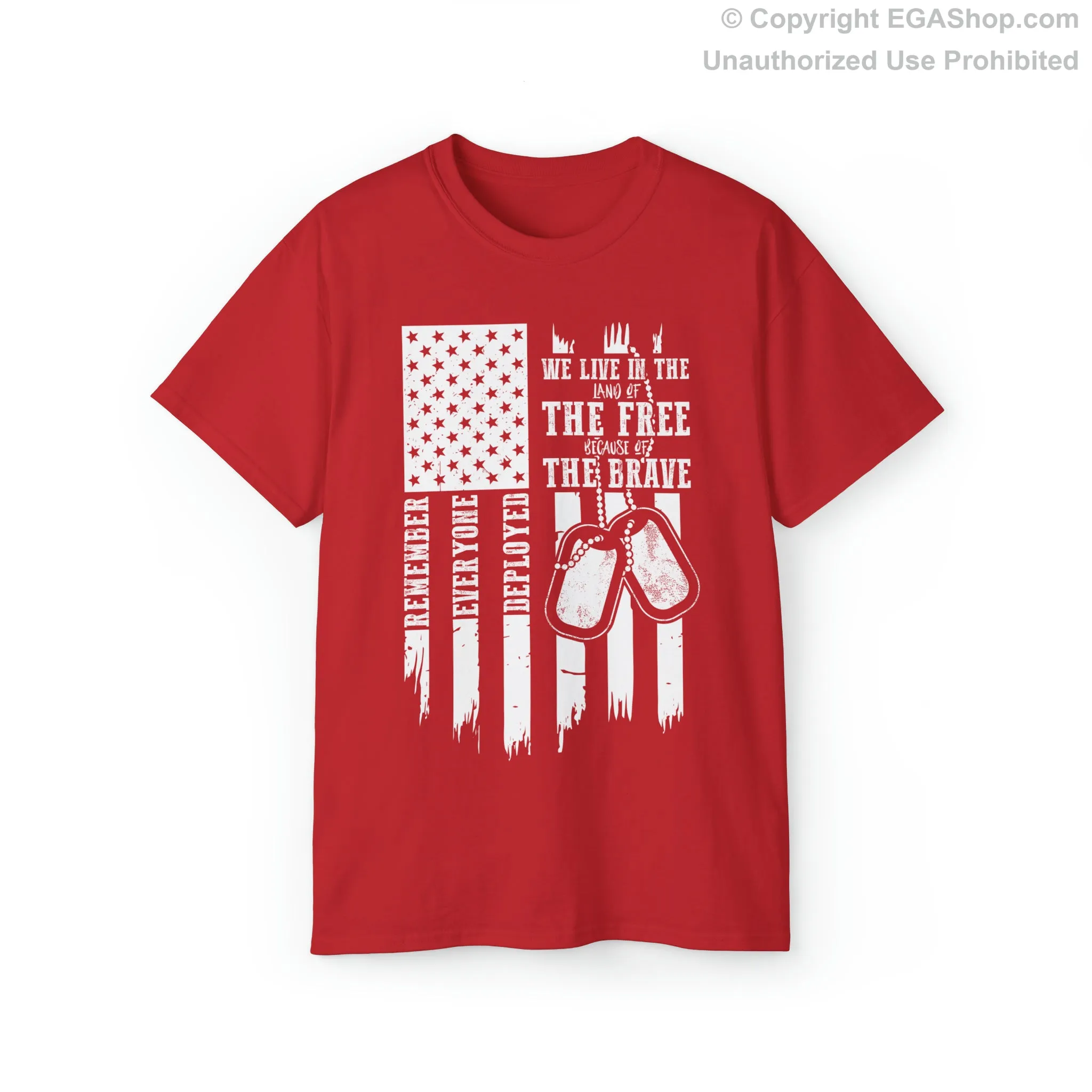 T-Shirt, Unisex: Red Friday Land of the Free