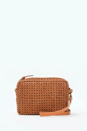 Tan Rattan Midi Sac