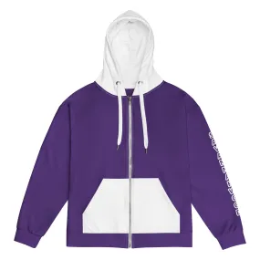 Unisex zip hoodie Purple Kisses 2