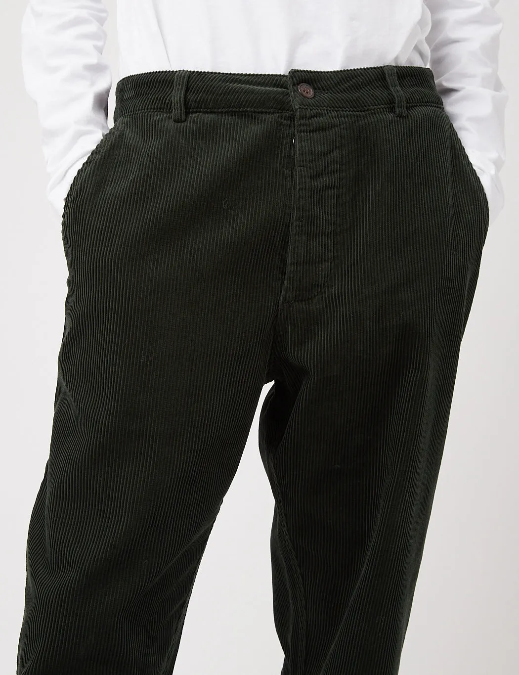 Universal Works Military Chino (Corduroy) - Forest Green