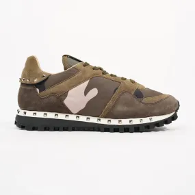 Valentino Garavani Men's Rockrunner Sneakers - CAMO/ARMY GREEN